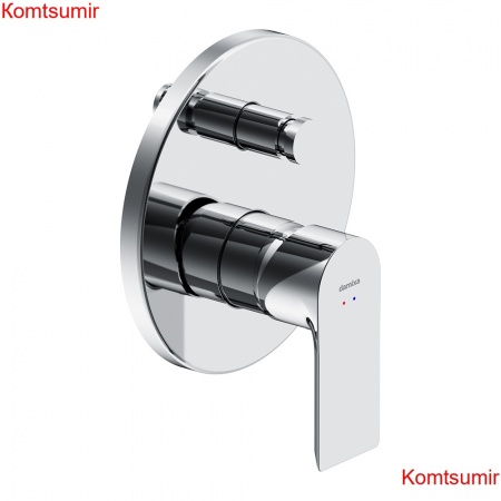 Damixa 477100000 Apollo Встраиваемый смеситель для ванной и душа, хром