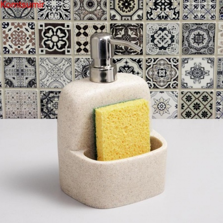 WasserKRAFT K-8499 Дозатор с емкостью для губки