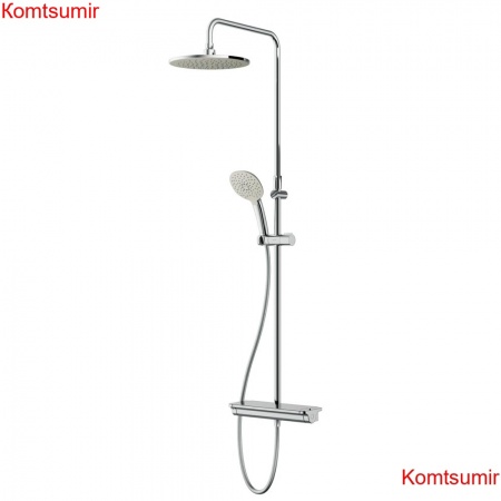 AM.PM F0770A400 Spirit V2.0 душ.система, набор: смеситель д/душа с термостатом, верхн. душ d 250 мм, ручн.