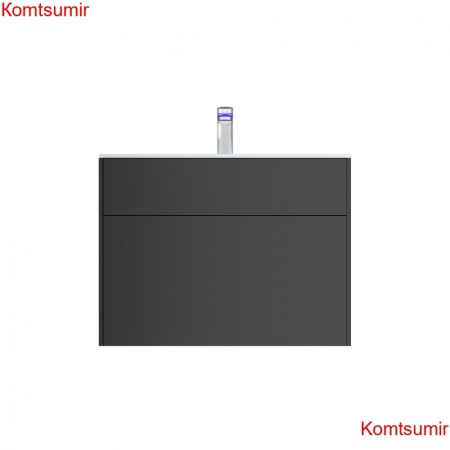 M50AFHX0803GM Inspire V2.0, База под раковину, подвесная, 80 см, 3 ящика, push-to-open, графит матов