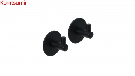 Крючок 3M - 2 штуки, черный Fixsen, FX-558A