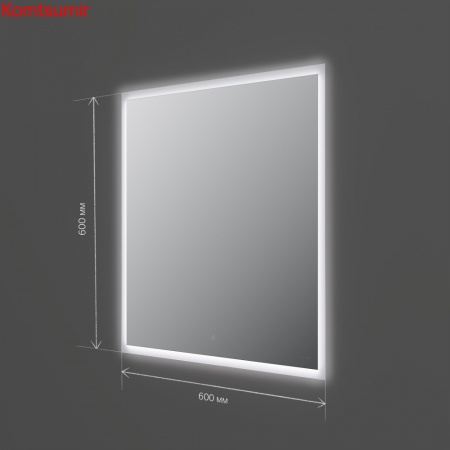 M71AMOX0601SA SPIRIT V2.0, Зеркало с LED-подсветкой и системой антизапотевания, ИК-сенсор, 60 см