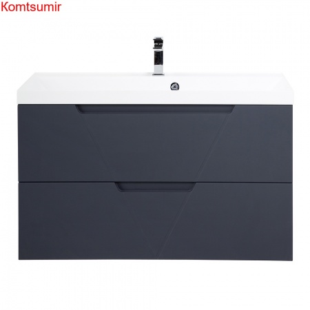 База под раковину подвесная BelBagno VITTORIA-1000-2C-SO-GO-P Grigio Opaco