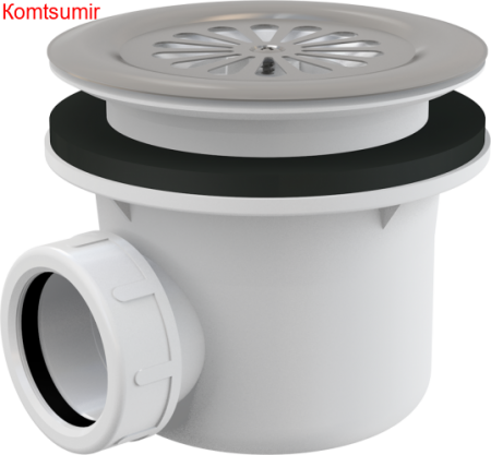 Сифон для поддона AlcaPlast A48 хром