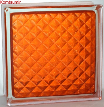 Стеклоблоки Vitrablok окрашенные внутри (Чехия)