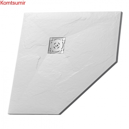 Душевой поддон трапеция RGW ST/T-W Белый 800x800