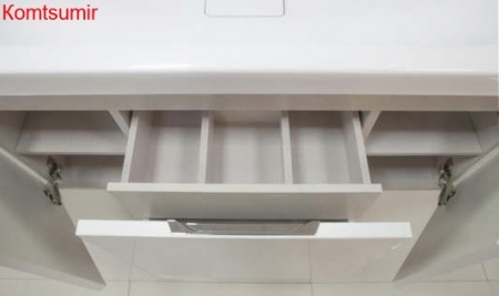 Тумба под раковину AQUATON Шерилл 85 подвесная, белая (1A208801SH010)