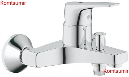 Смеситель для ванны GROHE BauFlow, хром (23756000)
