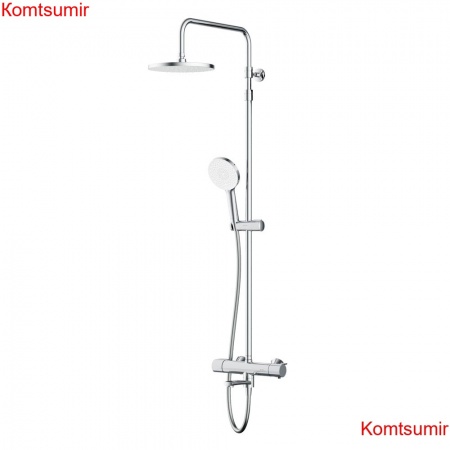 AM.PM F0785A500 X-Joy, душ.система:  см-ль д/ванны/душа с ТМС, душ.штанга,верхний душ 220мм, ручн душ,хром