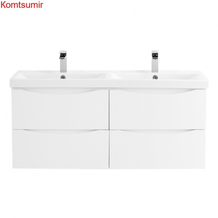 База под раковину подвесная с четырмя ящиками BelBagno MARINO-CER-1200-4C-SO-2-BL-P Bianco Lucido