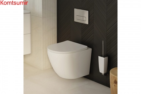 Подвесной унитаз IDDIS безободковый, Blanco