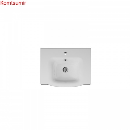 M80WCC0652WG Like, Раковина мебельная, керамическая, 65 см, встроенная, цвет: белый, глянец