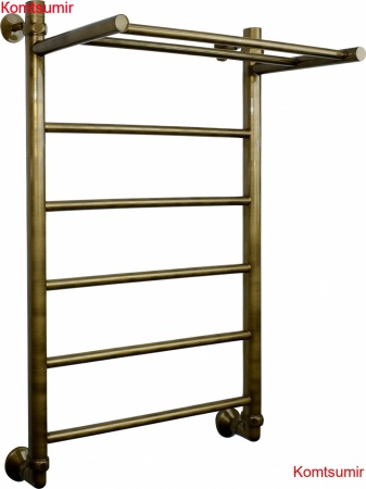 Полотенцесушитель водяной Двин F 80/50 1" - 1/2" состаренная бронза