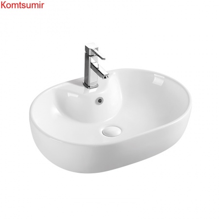 Раковина Azario, 600*420*160 мм., накладная, белая (AZ-2193)