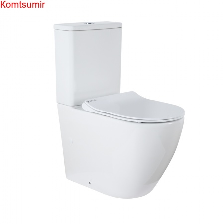 Унитаз напольный Azario Grado 665х380х845 безободковый с бачком и сидением микролифт (AZ-2141) Унитаз напольный Azario Grado 665х380х845 безободковый с бачком и сидением микролифт (AZ-2141)