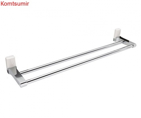 WasserKRAFT Leine K-5040WHITE Держатель полотенец двойной