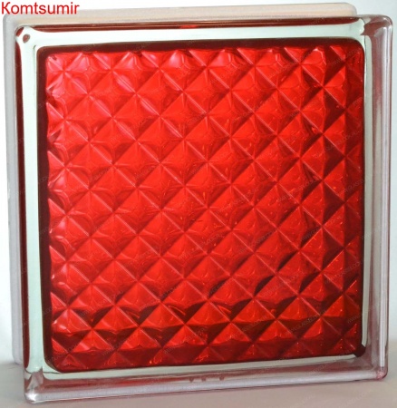 Стеклоблоки Vitrablok окрашенные внутри (Чехия)