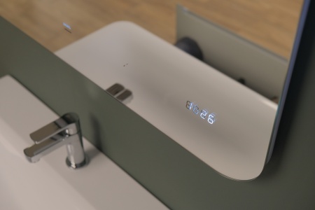 Зеркало Ego 100 с подсветкой и часами