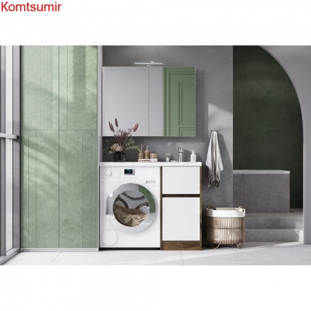 Зеркало-шкаф AQUATON Лондри 100 белый (1A267302LH010)