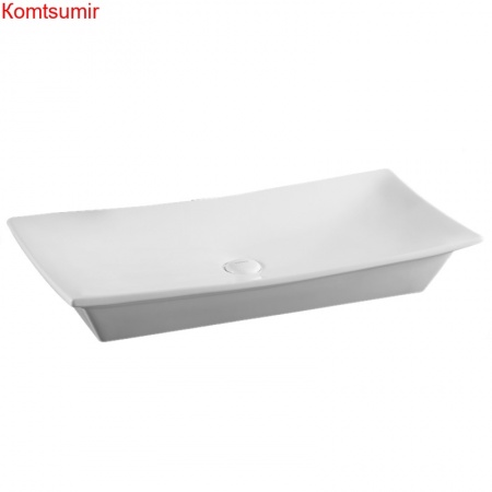 Раковина Azario 80х39,5х13, накладная, белая (AZ-4277)