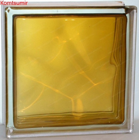 Стеклоблоки Vitrablok окрашенные внутри (Чехия)