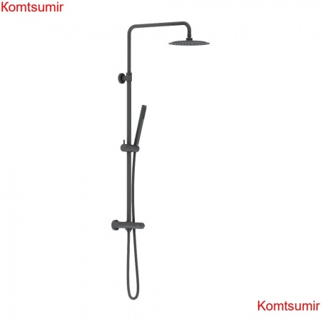 Damixa 936800300 Scandinavian Pure душевая система с душевым ТМС смесителем, чёрный