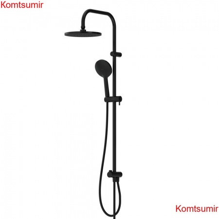 Damixa 977000300 Jupiter, душ.система: верхн.душ 225 мм, ручн.душ 1 ф-ция 120 мм, штанга 1010 мм , черный Damixa 977000300 Jupiter, душ.система: верхн.душ 225 мм, ручн.душ 1 ф-ция 120 мм, штанга 1010 мм , черный