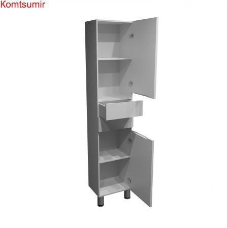 Пенал Djena Окант напольный 40 2 двери 2 ящика правый