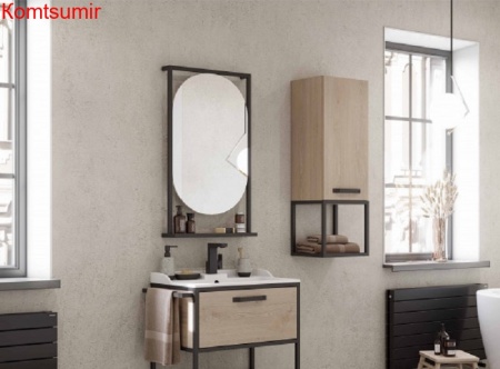 Зеркало AQUATON Лофт Фабрик 50 дуб темный (1A242502LTDU0)