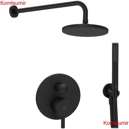 Душевая система Ideal Standard Ceraline 6 в 1 черный матовый (BD192XG)