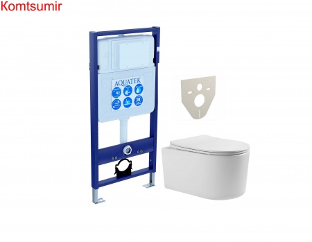 SET AQUATEK МИЯ (рама AQUATEK Standard INS-0000012(без клавиши и крепежа)+унитаз МИЯ AQ2004-00 с тонким сиденьем soft-close SET AQUATEK МИЯ (рама AQUATEK Standard INS-0000012(без клавиши и крепежа)+унитаз МИЯ AQ2004-00 с тонким сиденьем soft-close