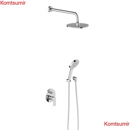 Damixa 947520000 Apollo встраиваемая душевая система со смесителем для душа, хром Damixa 947520000 Apollo встраиваемая душевая система со смесителем для душа, хром