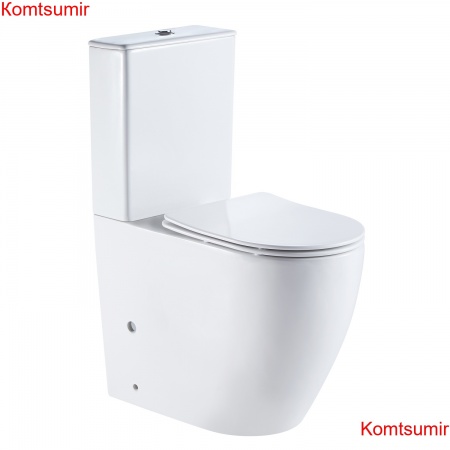 Унитаз-компакт AZARIO MIRADA 655х385х920 напольный, безободковый в комплекте с бачком, смывным механизмом Geberit и сиденьем микролифт (AZ-1289A-G) Унитаз-компакт AZARIO MIRADA 655х385х920 напольный, безободковый в комплекте с бачком, смывным механизмом Geberit и сиденьем микролифт (AZ-1289A-G)