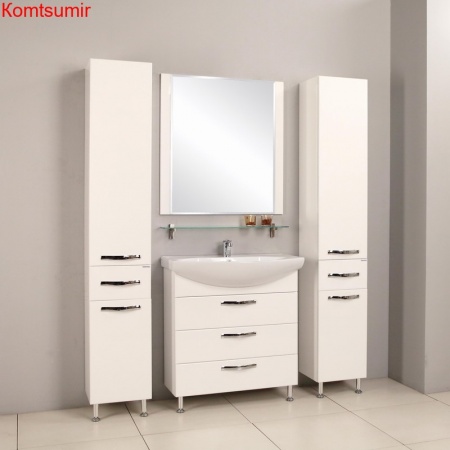 Пенал напольный AQUATON Ария Н с корзиной для белья, белый (1A124303AA010) Пенал напольный AQUATON Ария Н с корзиной для белья, белый (1A124303AA010)