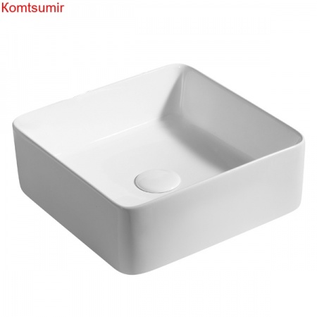 Раковина Azario 34,5х34х12, накладная, белая (AZ-41314)