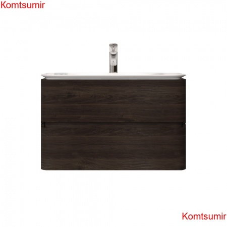 M30FHX0802TF Sensation, База под раковину, подвесная, 80 см, ящики, табачный дуб, текстурированная,