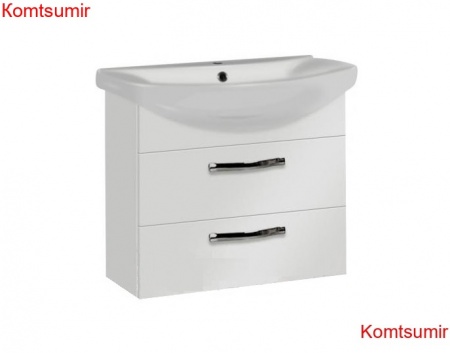 Тумба под раковину AQUATON Ария 65 М белая (1A123301AA010)