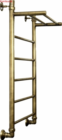 Полотенцесушитель водяной Двин F 80/50 1" - 1/2" состаренная бронза