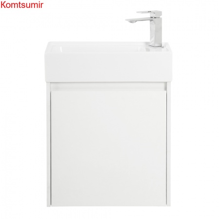 База под раковину подвесная BelBagno KRAFT MINI-500/260-1A-SO-BO-L Bianco Opaco