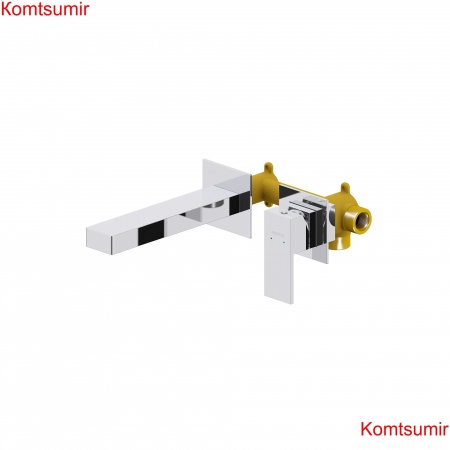 Смеситель для раковины настенный (внешняя и скрытая часть) AQUATEK AQ1613CR ЛИБРА