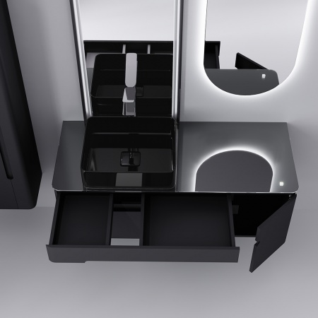 Тумба Shine 120 подвесная антрацит