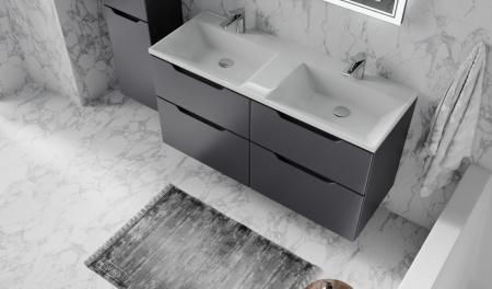 Тумба Wector 120 подвесная антрацит