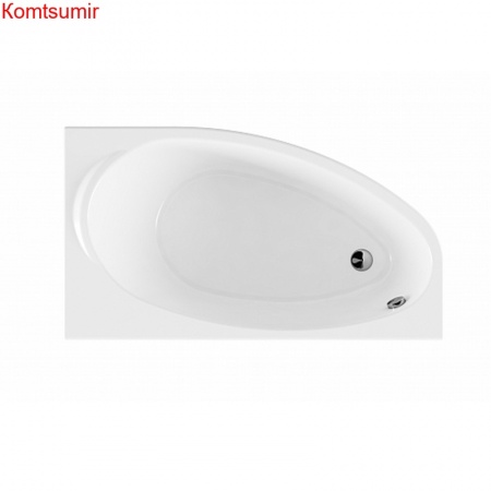 Ванна акриловая Roca CORFU 160x90 асимметричная правая белая