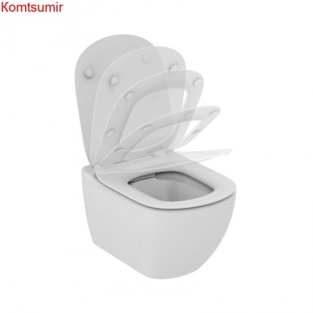 Крышка-сиденье для унитаза Ideal Standard TESI Silk White тонкое, цвет белый шелк (T3527V1) Крышка-сиденье для унитаза Ideal Standard TESI Silk White тонкое, цвет белый шелк (T3527V1)