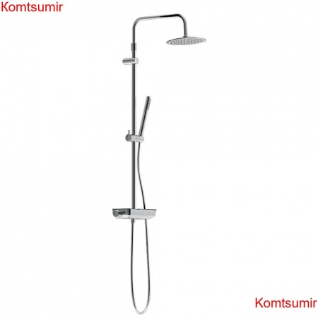 Damixa 936750000 Scandinavian Pure душевая система с душевым ТМС смесителем полкой, хром