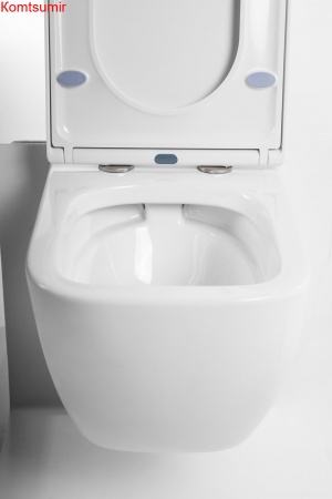 Унитаз подвесной безободковый BelBagno ALPINA BB10100CHR