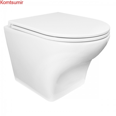 Унитаз подвесной AZARIO Porta 520х360х375 быстросъемное сиденье микролифт (AZ-0064)