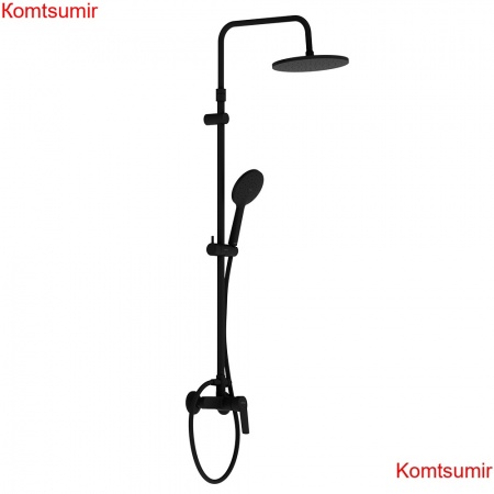 Damixa 977710300 Jupiter душевая система с душевым смесителем, черный Damixa 977710300 Jupiter душевая система с душевым смесителем, черный
