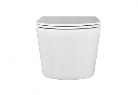 Унитаз подвесной безободковый AQUATEK ОБЕРОН AQ1363W-00 533*360*344 мм, горизонтальный выпуск, тонкое сиденье с механизмом плавного закрывания, крепеж Унитаз подвесной безободковый AQUATEK ОБЕРОН AQ1363W-00 533*360*344 мм, горизонтальный выпуск, тонкое сиденье с механизмом плавного закрывания, крепеж