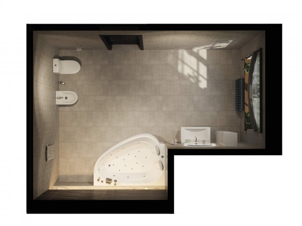 Акриловая ванна 1Marka LOVE 185x135